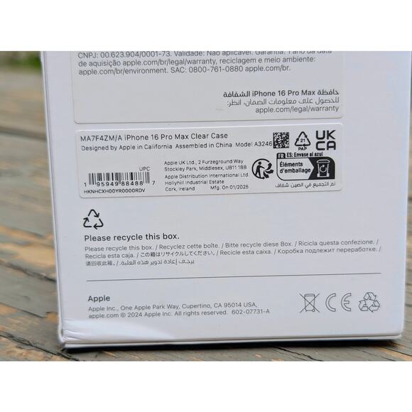 Brand New Sealed Apple iPhone 16 Pro Max Clear Case with MagSafe - Picture 5 of 7